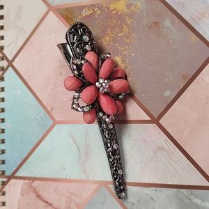 Vintage Rhinestone Hair clip